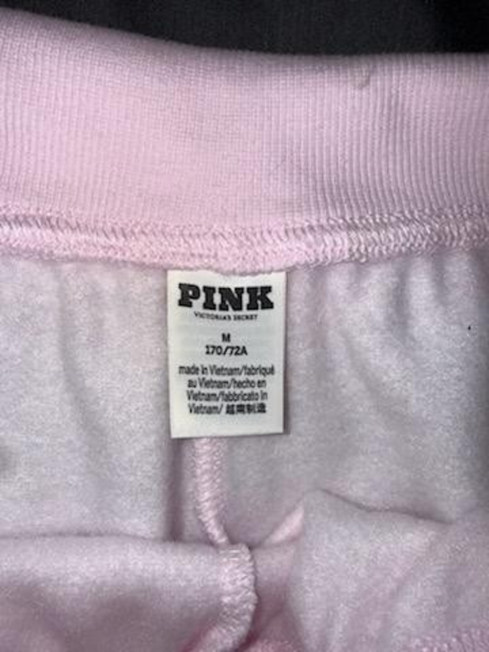 PINK Victoria's Secret Light Pink Fleece Hoodie & Shorts Set - Picture 7 of 7